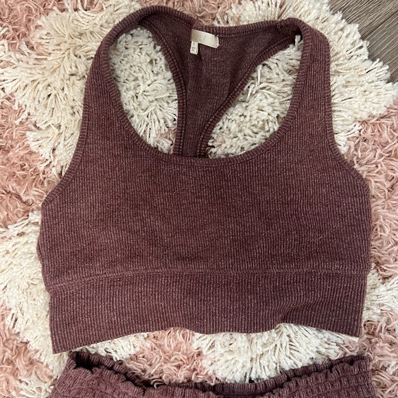 Z Supply Maroon lounge  Two-Piece Set - Picture 2 of 10